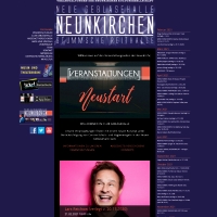 Website der Neunkircher Kulturgesellschaft gGmbH für den Bereich Veranstaltungen