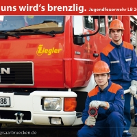 Großflächenwerbung für die Feuerwehr Eschringen
