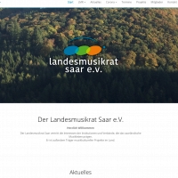 Die Website des Landesmusikrates Saar e. V. www.lmr-saar.de