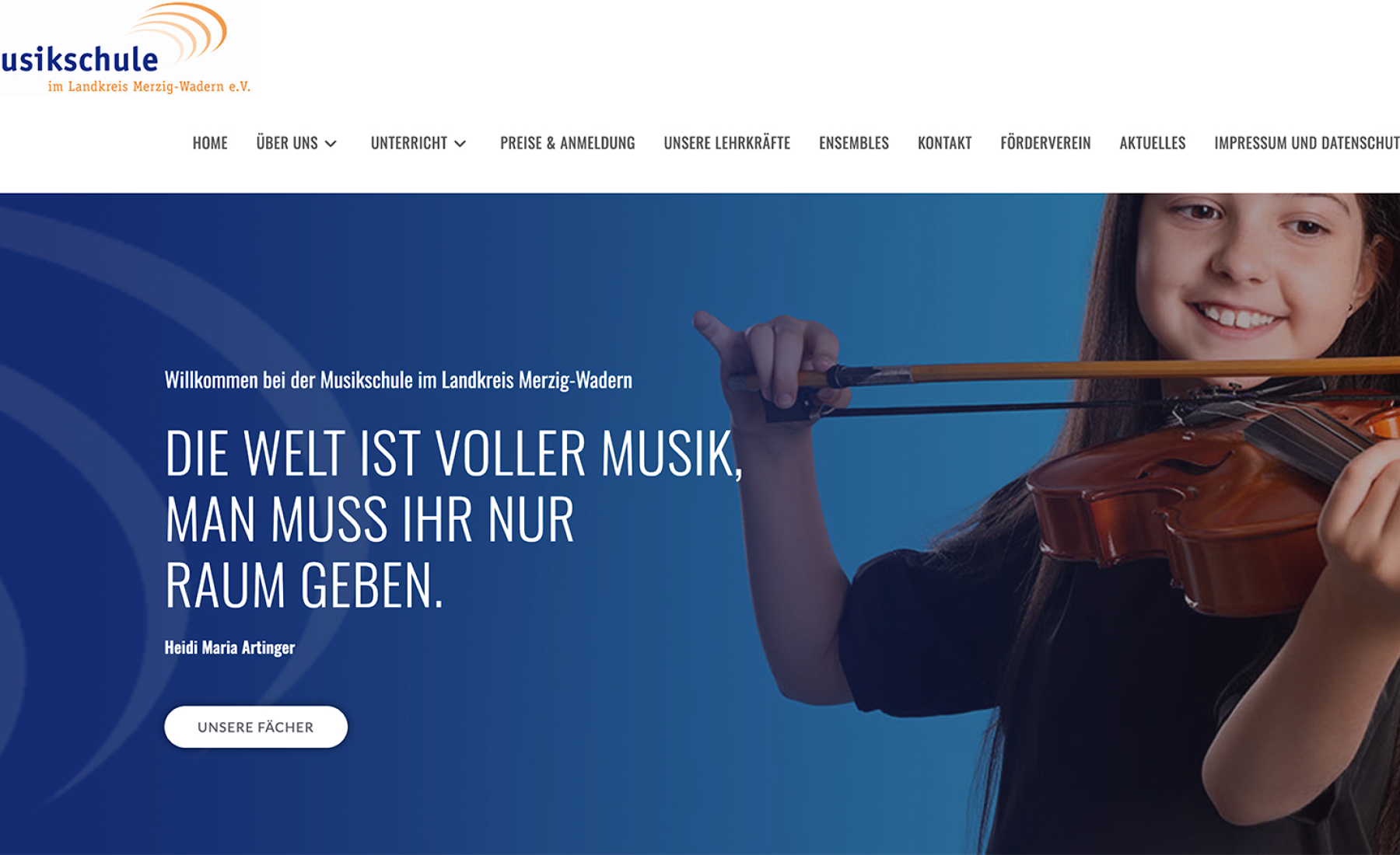 Neue Website der Musikschule im LK Merzig-Wadern online